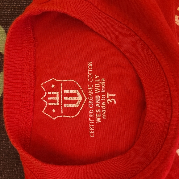 Red Nebraska Long Sleeve Tee - Picture 4 of 4